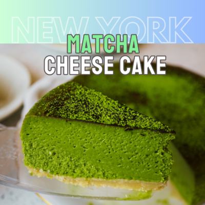 New York Matcha Cheesecake