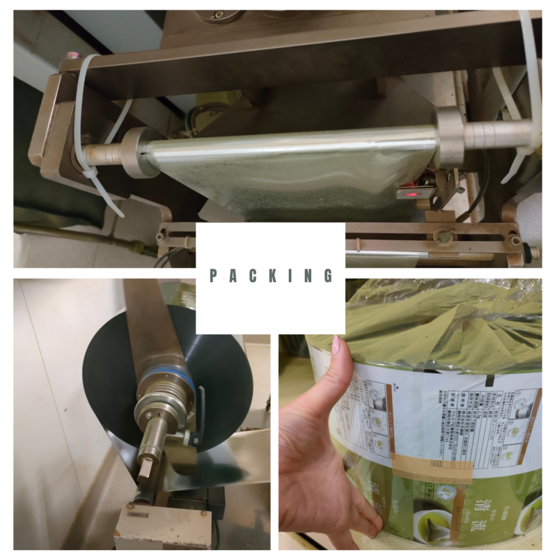 Packaging services related to green tea